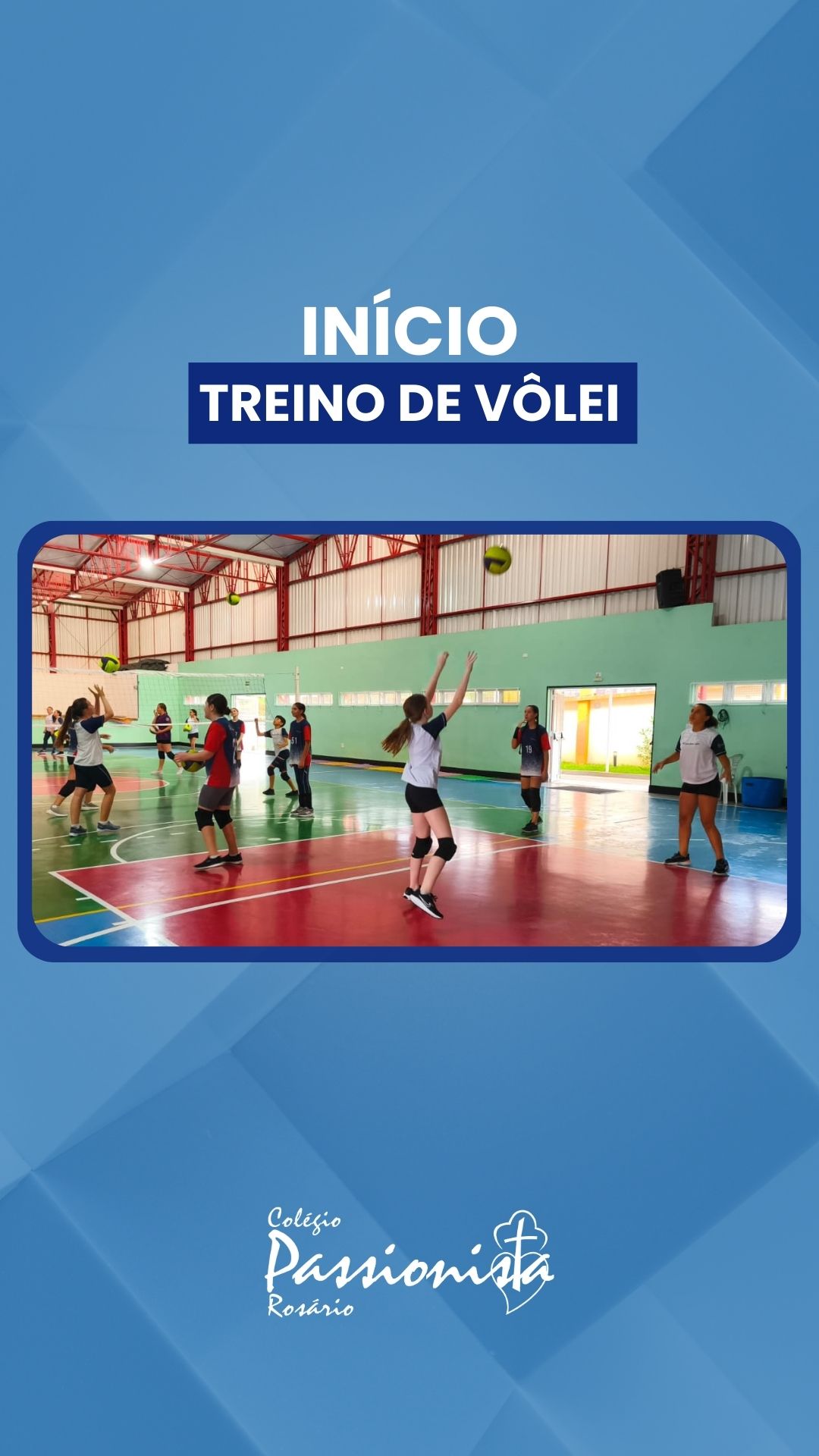 In�cio do Curso Extra de V�lei Nossa Senhora do Ros�rio
