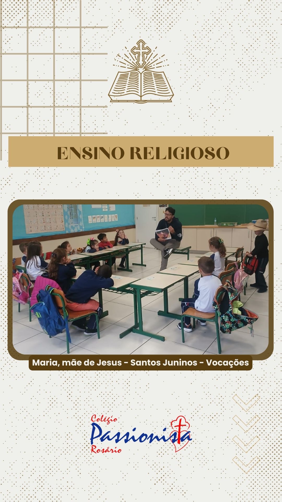 Maria, m�e de Jesus - Santos Juninos - Voca��es Nossa Senhora do Ros�rio