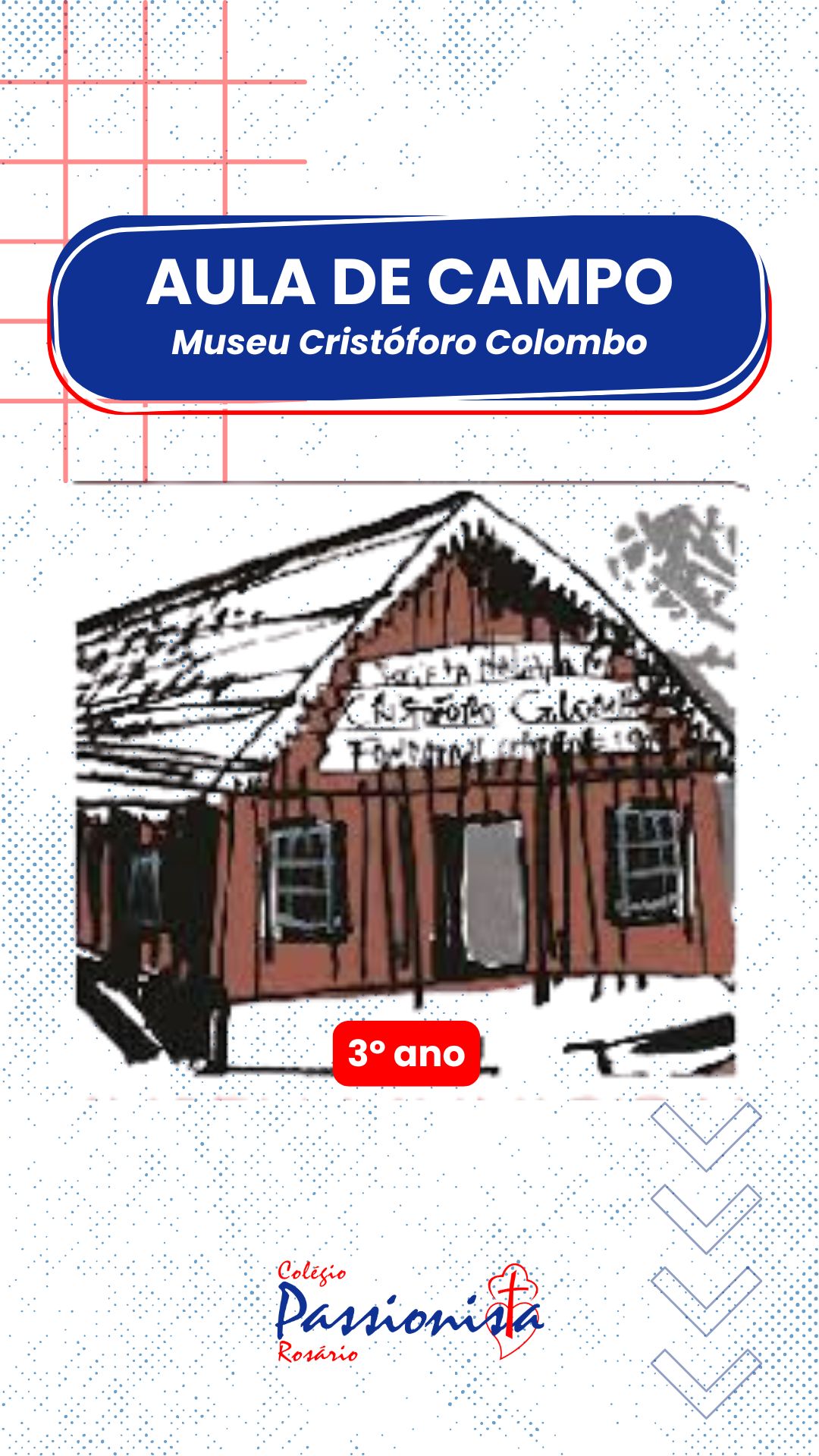 Visita ao Museu Crist�foro Colombo - 3� ano Nossa Senhora do Ros�rio