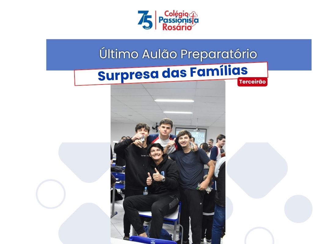 �ltimo Aul�o Preparat�rio - Terceir�o Nossa Senhora do Ros�rio