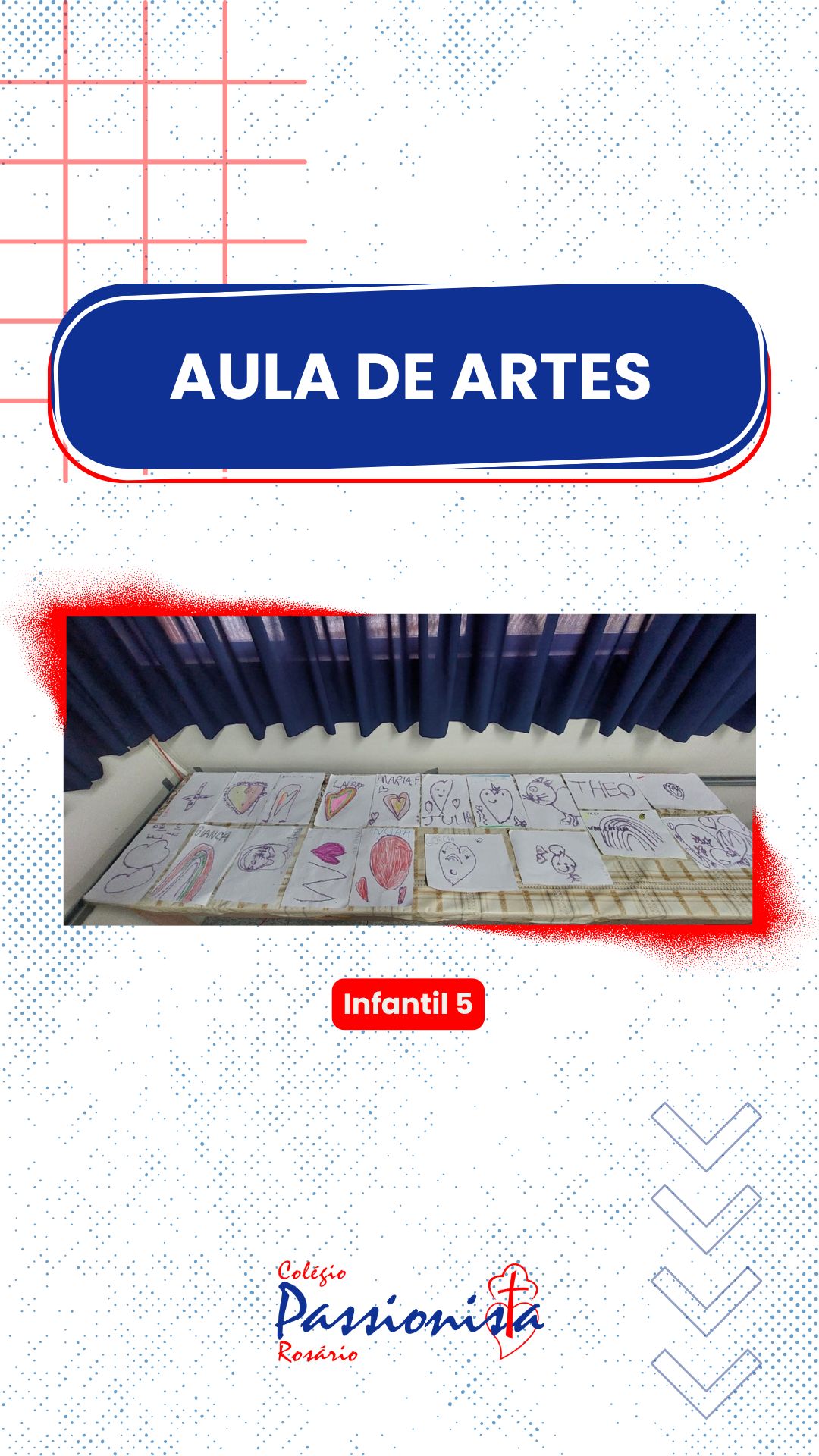 Aula de Artes - infantil 5 Nossa Senhora do Ros�rio