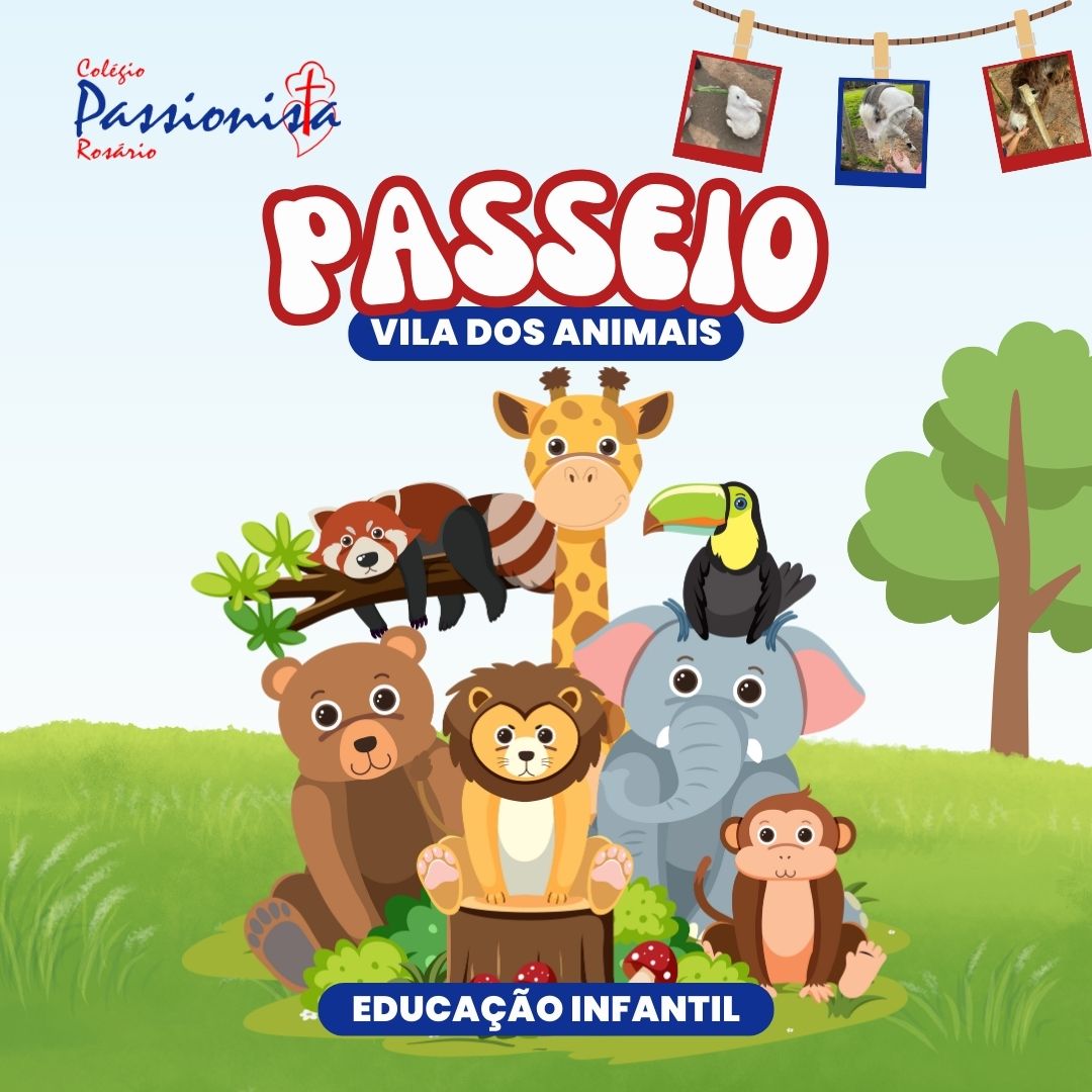 Visita a Vila dos Animais - Educa��o Infantil Nossa Senhora do Ros�rio