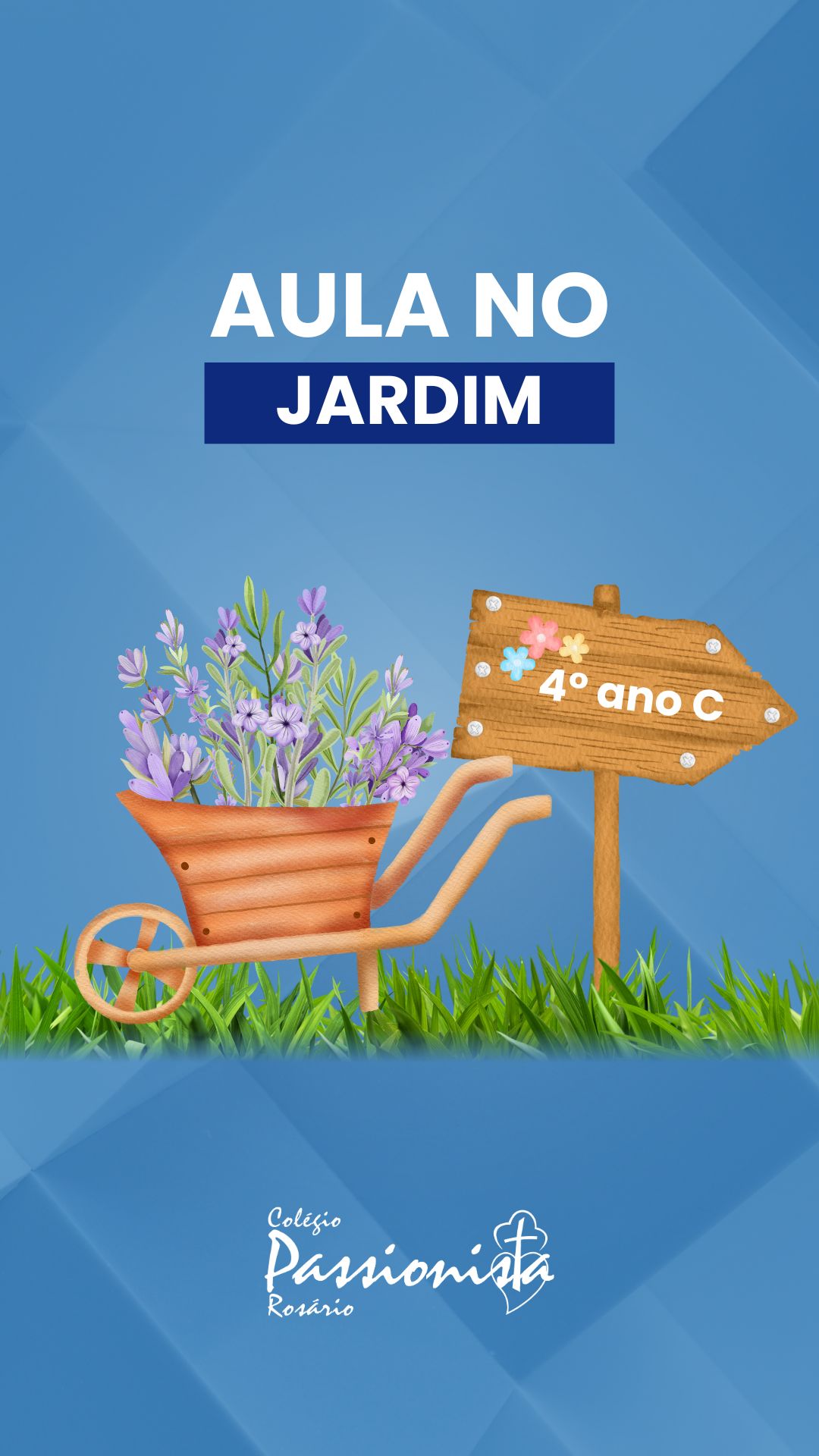 Aula ao ar livre - 4� ano C Nossa Senhora do Ros�rio