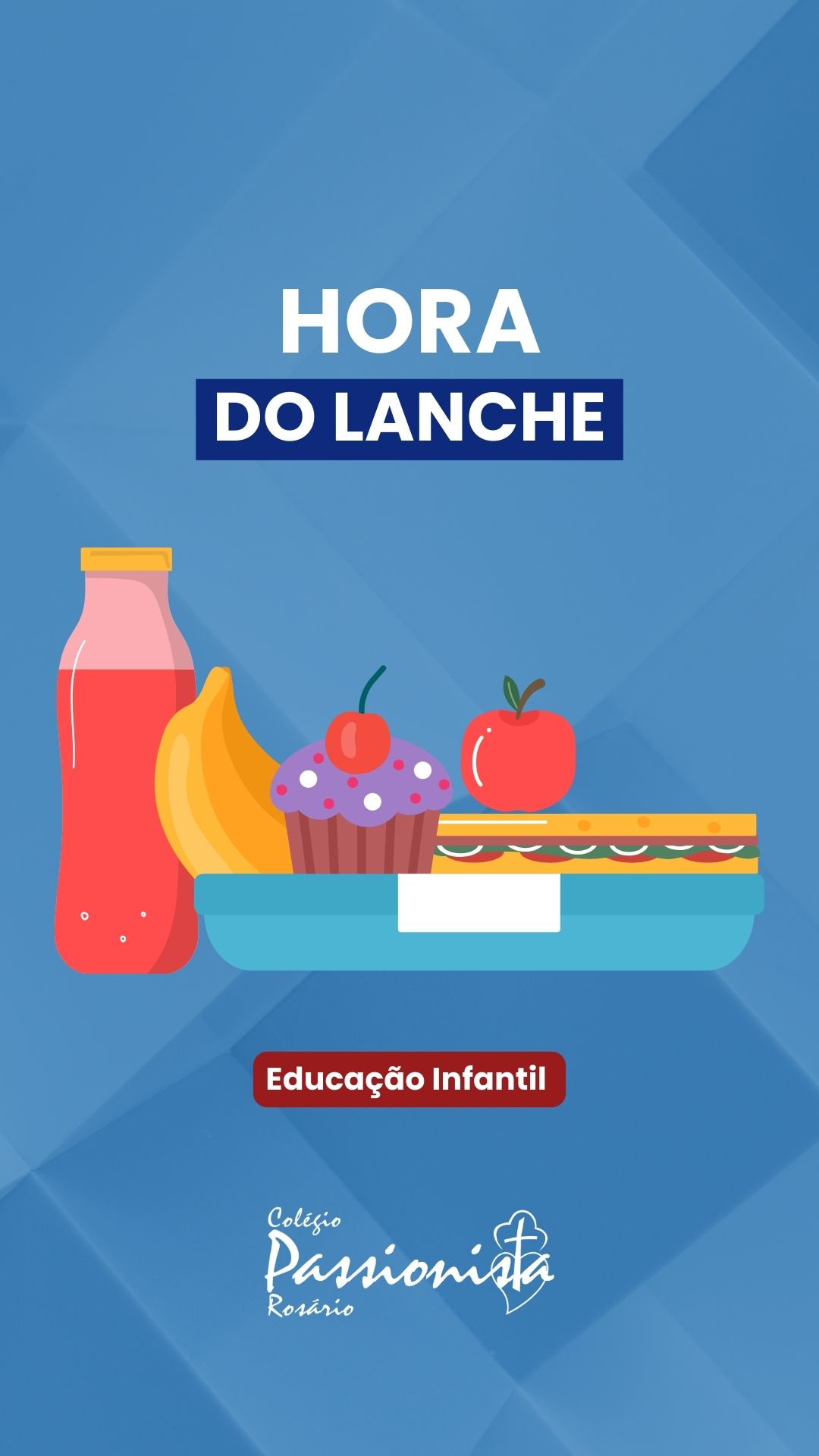 A hora do lanche - Educa��o Infantil Nossa Senhora do Ros�rio