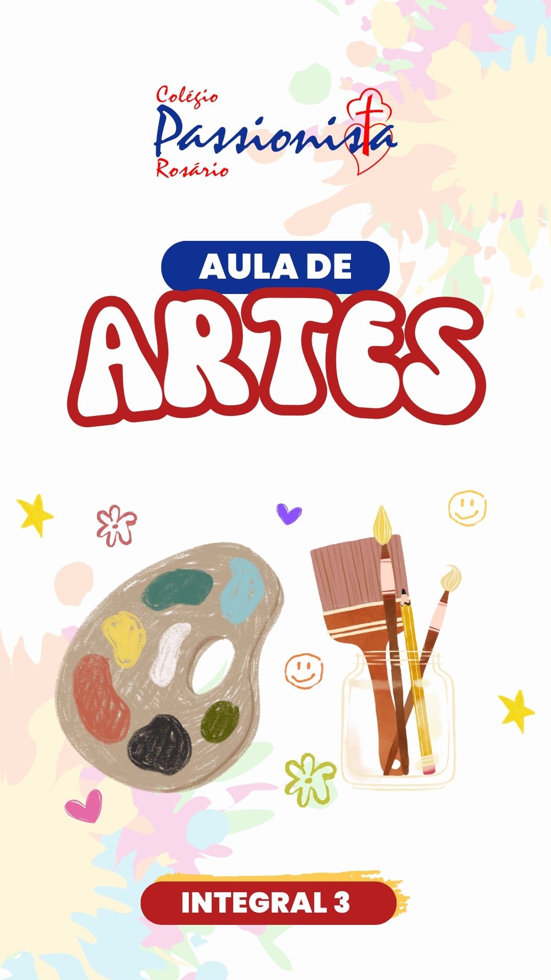 Aula de Artes  - Integral 3 Nossa Senhora do Ros�rio