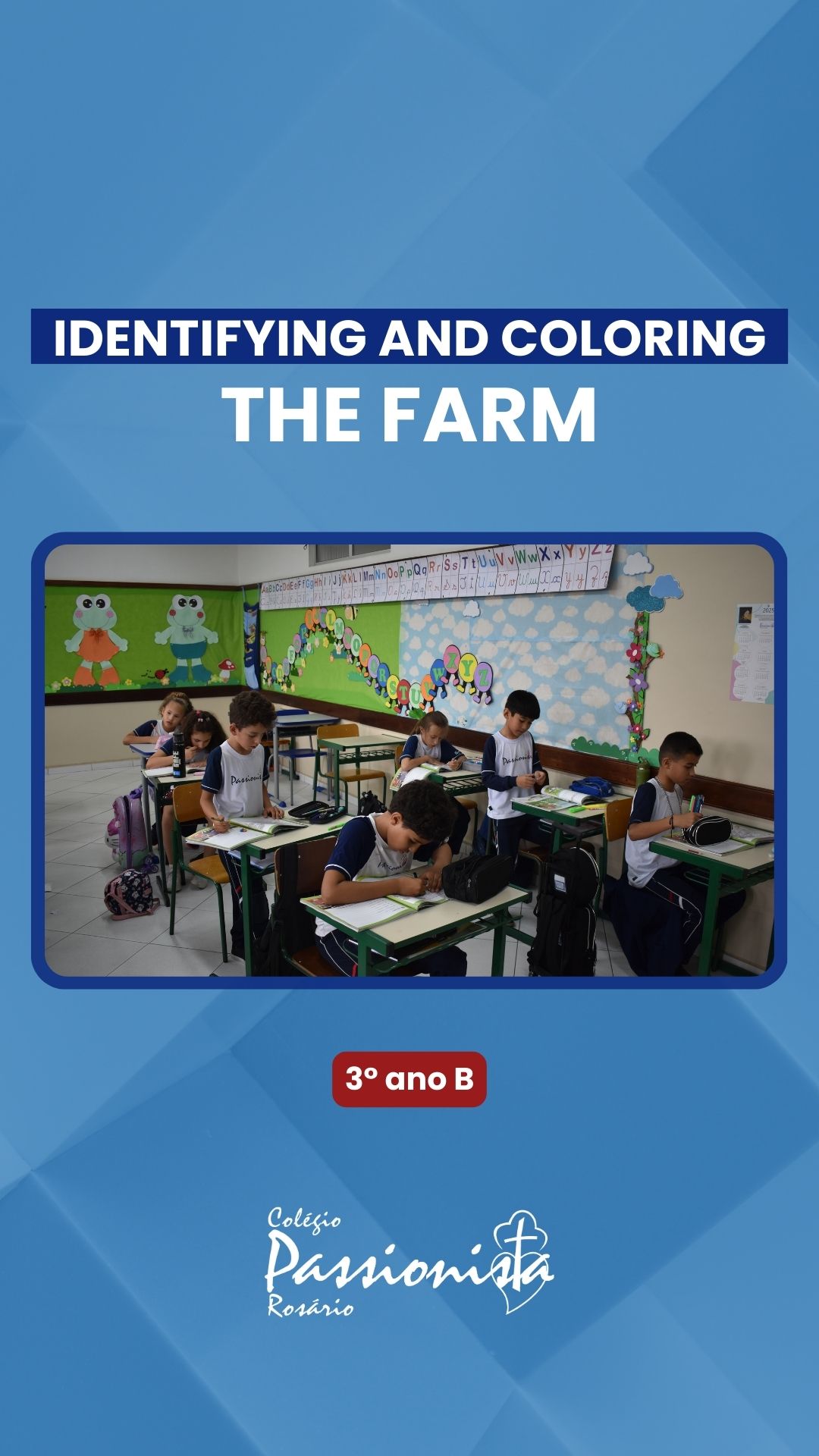 Identifying and coloring the farm - 3rd year B Nossa Senhora do Ros�rio
