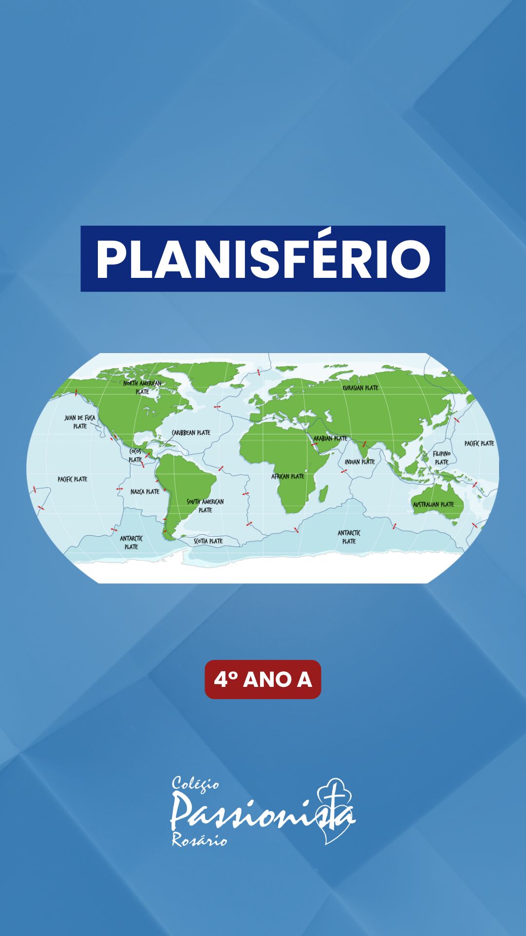 Planisf�rio - 4� ano Nossa Senhora do Ros�rio