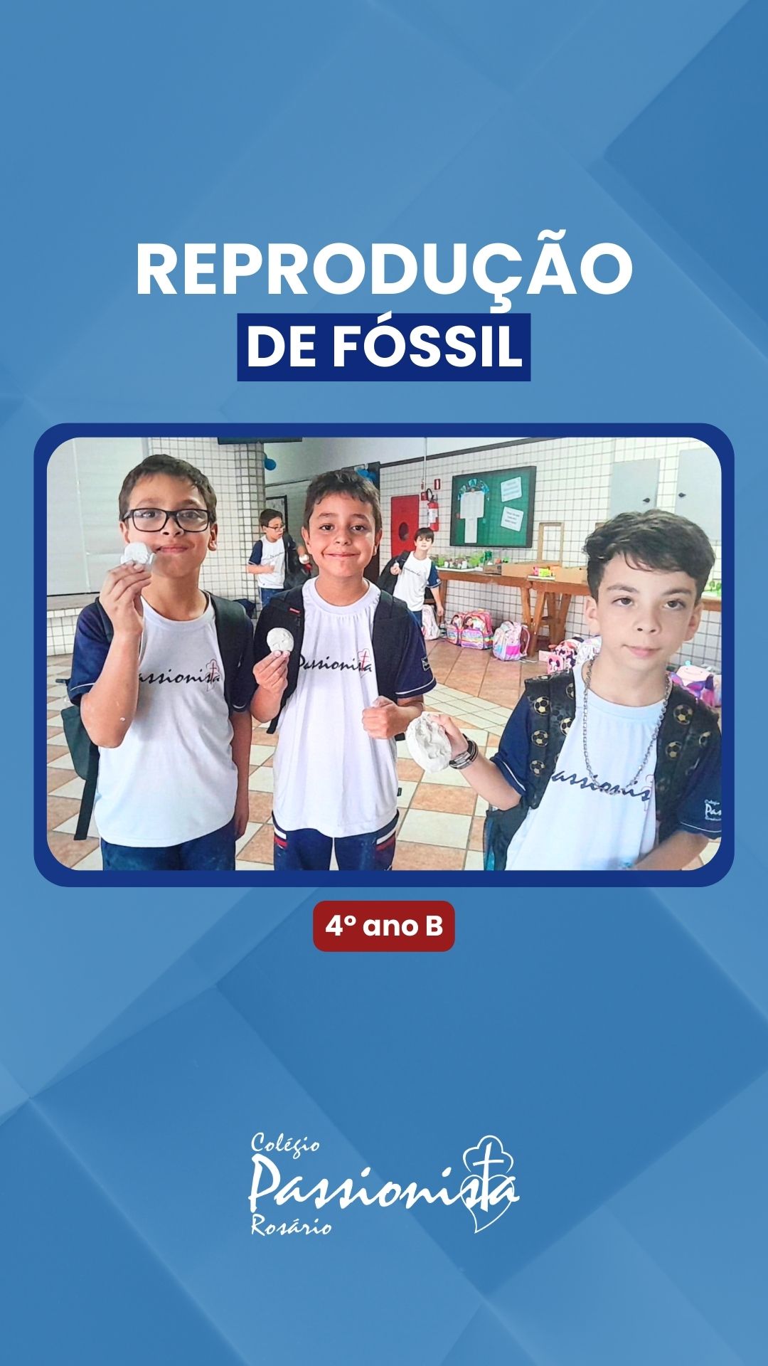 Reprodu��o da face de Luzia - 4� ano B Nossa Senhora do Ros�rio