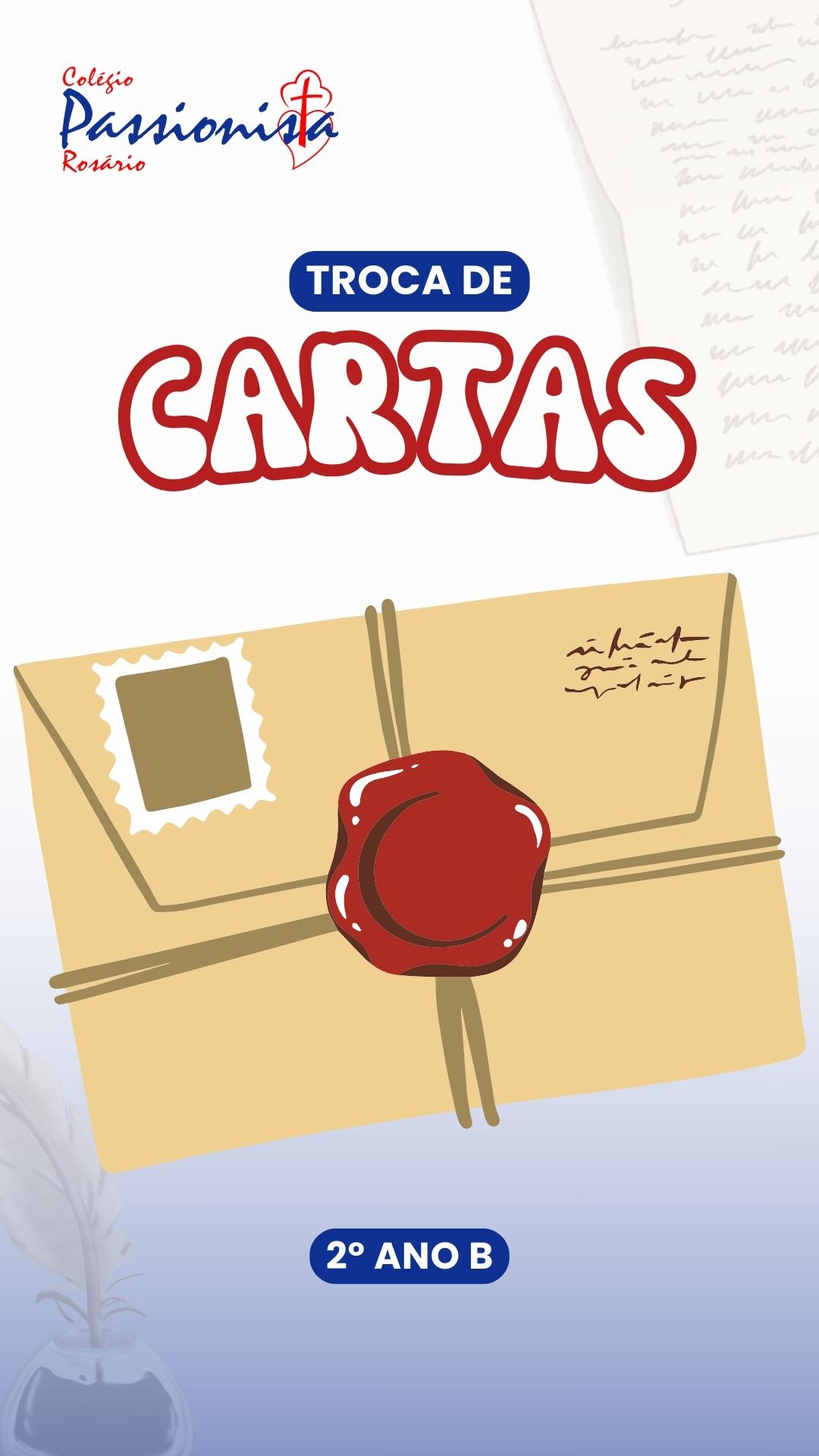 Troca de Cartas - 2� ano B Nossa Senhora do Ros�rio
