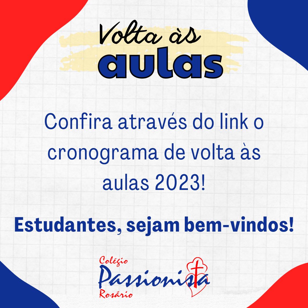 Volta as aulas Nossa Senhora do Ros�rio