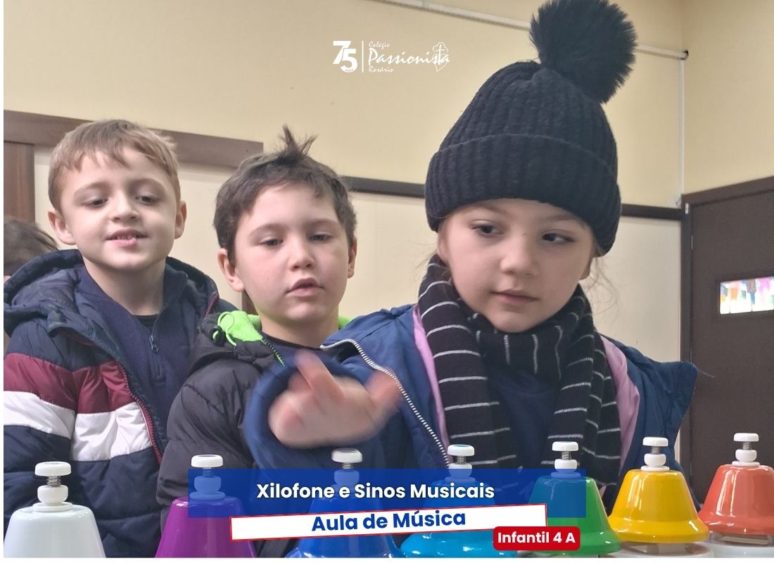 Descobrindo a m�sica de forma divertida - Infantil 4 A Nossa Senhora do Ros�rio