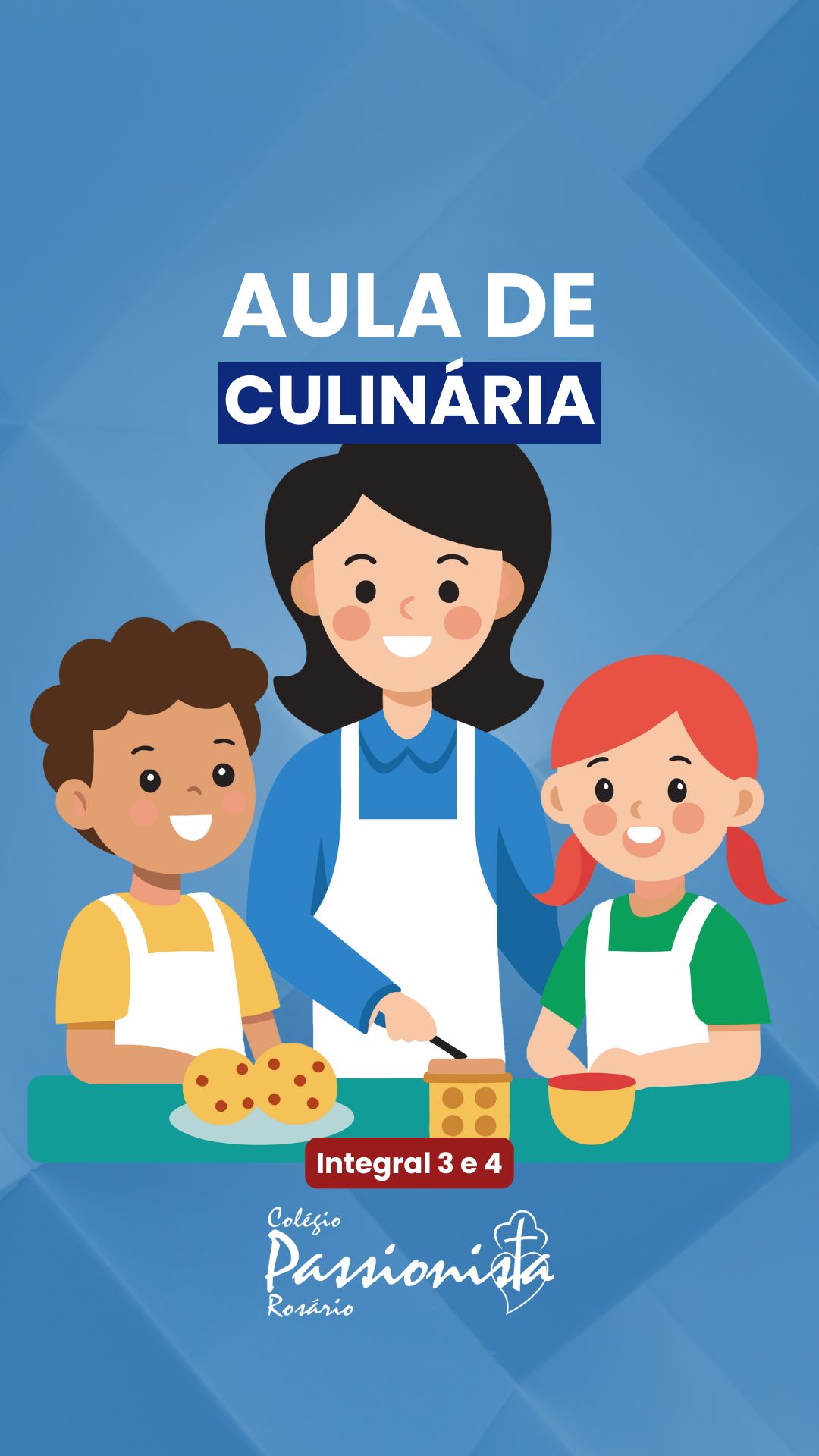 Aula de culin�ria - Integral 3 e 4 Nossa Senhora do Ros�rio