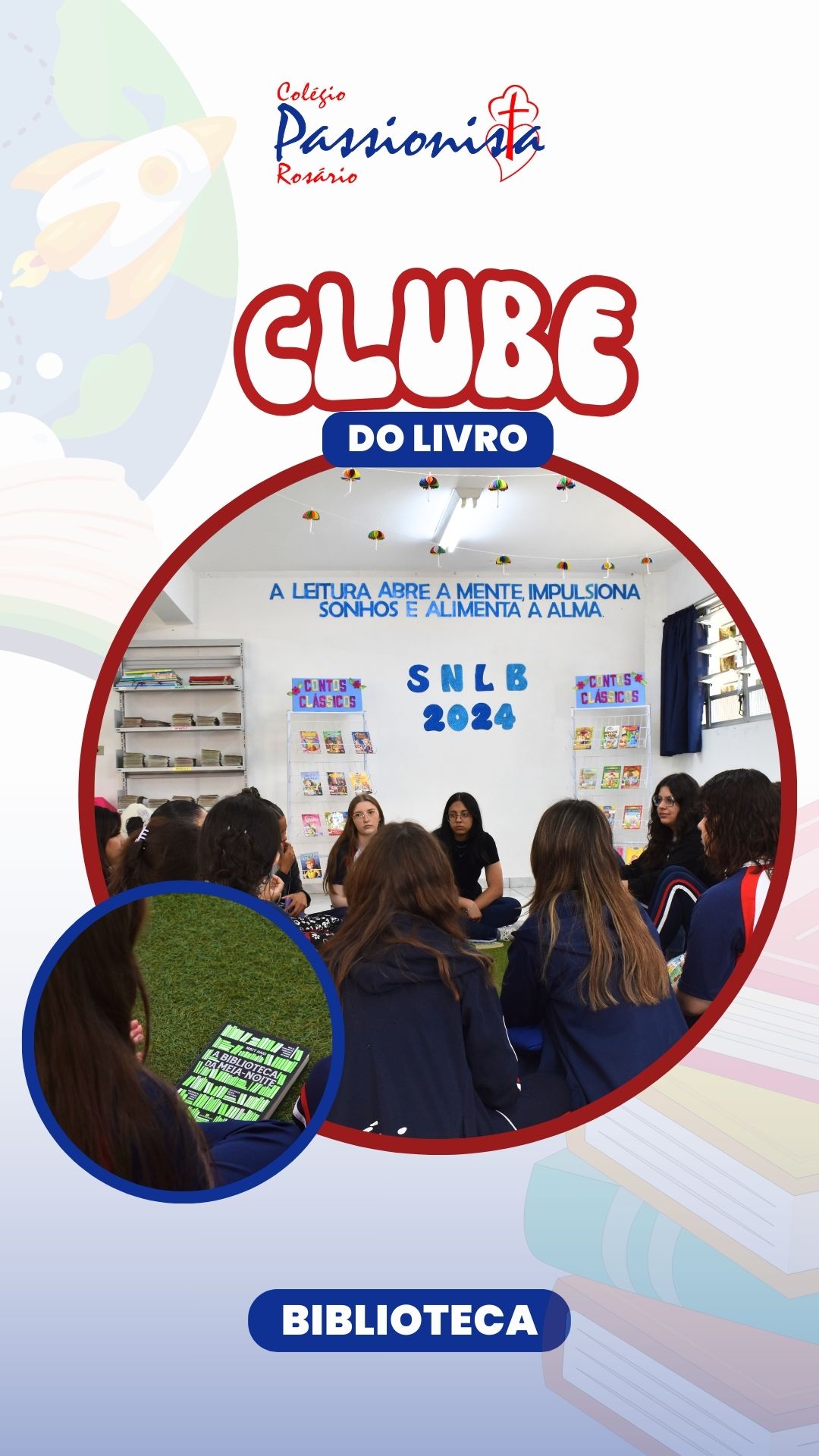 Clube do Livro - Ensino M�dio Nossa Senhora do Ros�rio