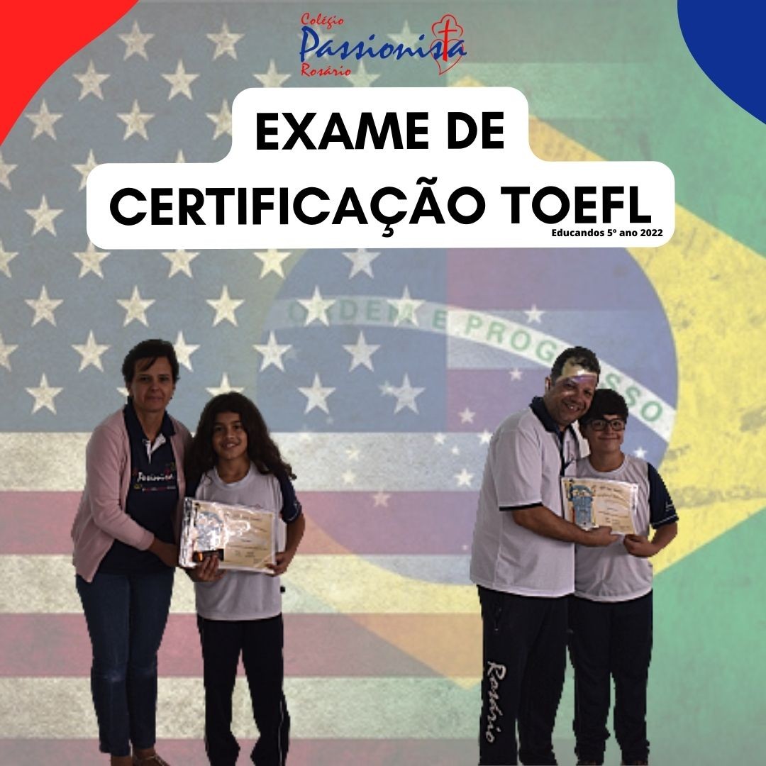 Certificado TOEFL Nossa Senhora do Ros�rio