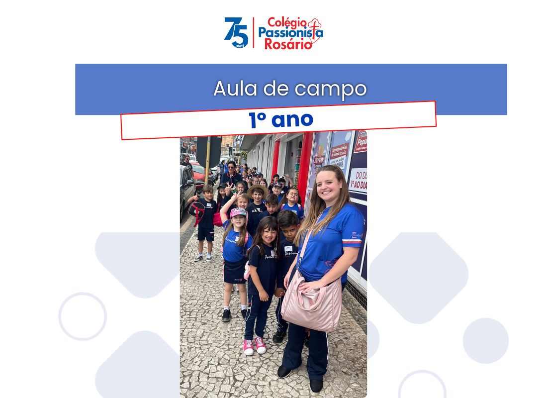 Descobertas que v�o al�m da sala de aula - 1� ano Nossa Senhora do Ros�rio