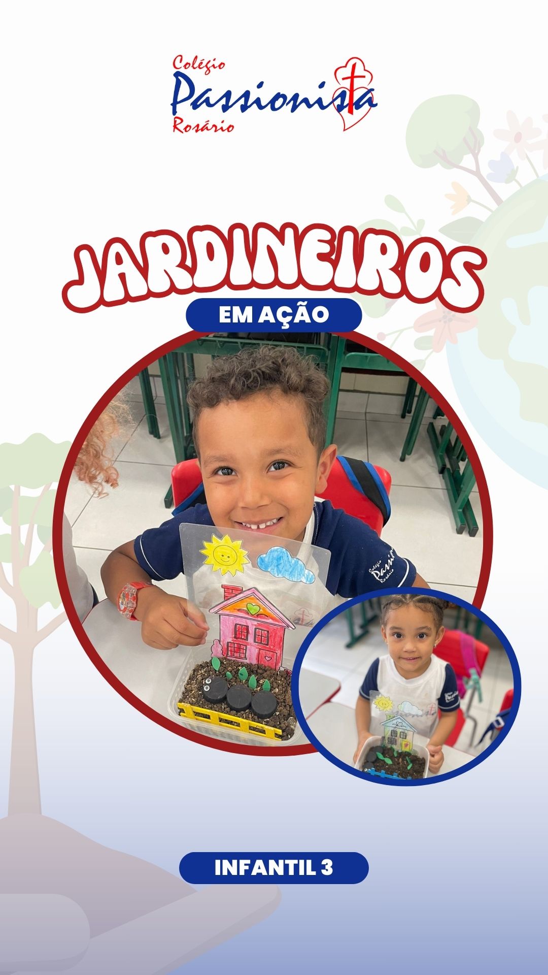 Jardineiros em a��o - Infantil 3 Nossa Senhora do Ros�rio