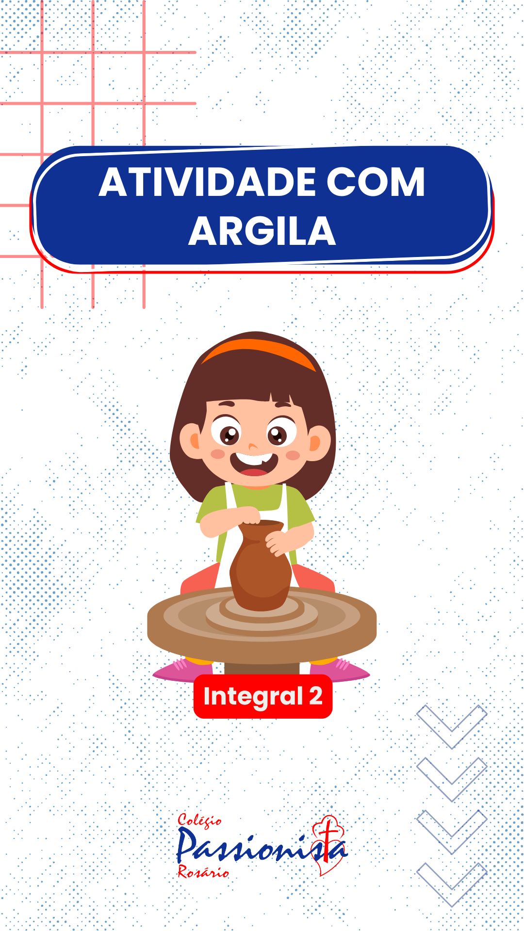 Atividade com argila - Integral 2 Nossa Senhora do Ros�rio