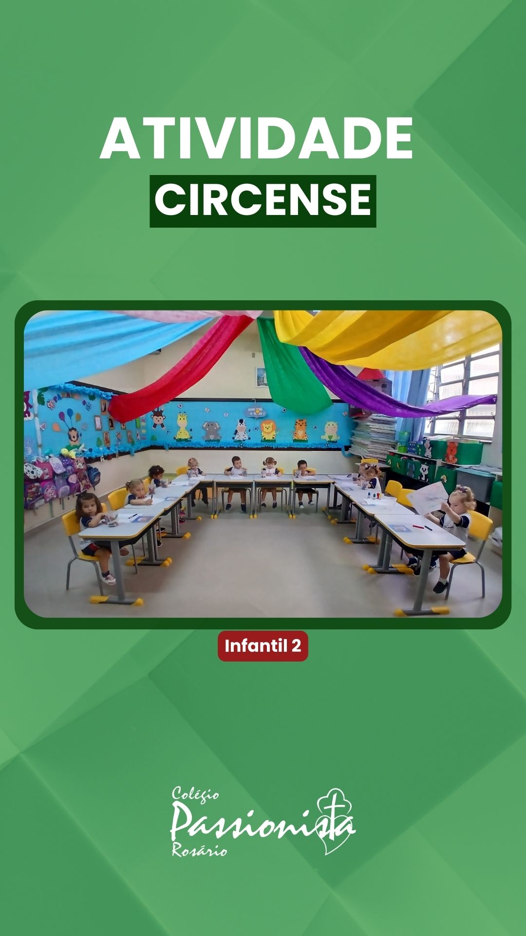Atividades circenses - Infantil 2 Nossa Senhora do Ros�rio