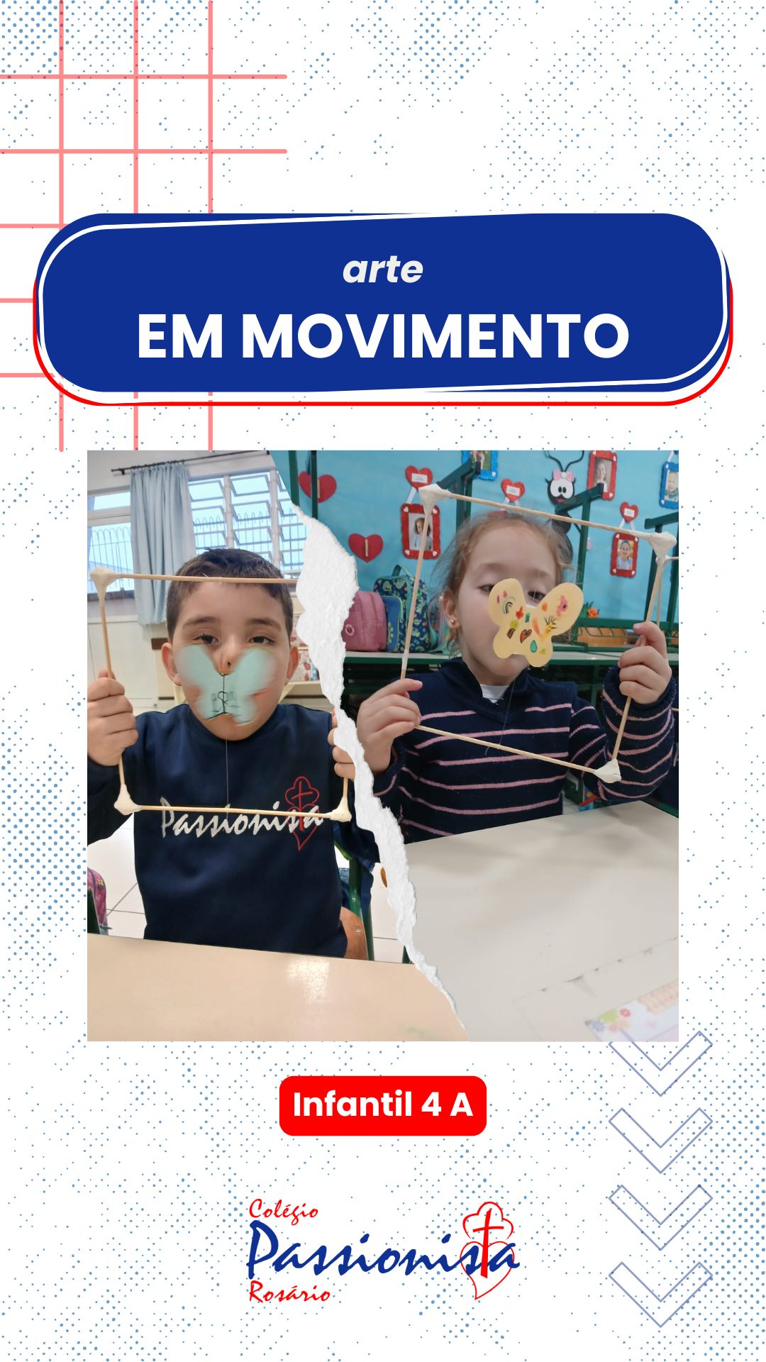 Arte em movimento - Infantil 4 Nossa Senhora do Ros�rio